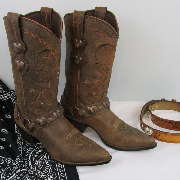 Durango Shoes - Durango Women's Crush 11 in. Hearts Cowboy Boots 7M